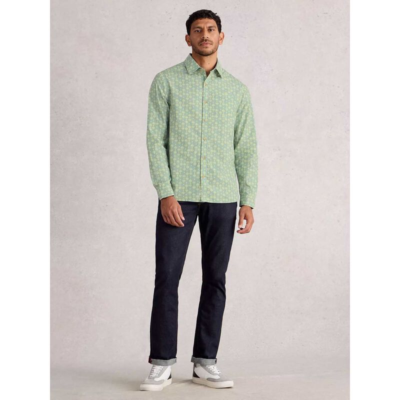 White Stuff Finsbury Batik Print Shirt image number 3